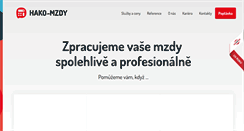 Desktop Screenshot of hako-mzdy.cz